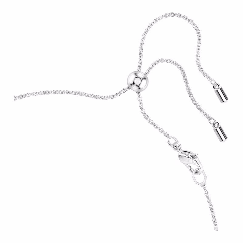 Ariana Grande X Swarovski Choker, KristallpäRla, Rund Slipning, Vit, RodiumpläTerad
