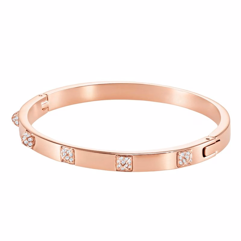 Tactic-Armband, Vitt, RoséGuldpläTerat