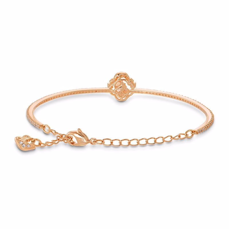 Swarovski Sparkling Dance-Armband, Rosa, RoséGuldpläTerad