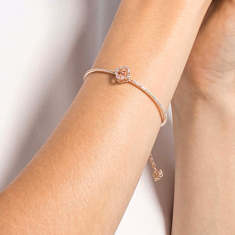 Swarovski Sparkling Dance-Armband, Rosa, RoséGuldpläTerad