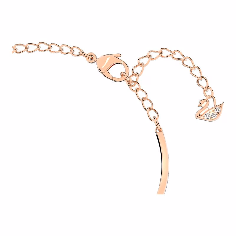 Swarovski Infinity Heart Armband, Vit, Blandad Metallfinish