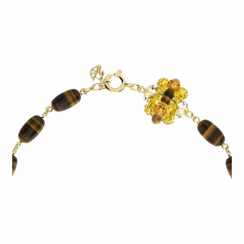 Somnia Halsband, Brunt, GuldpläTerat