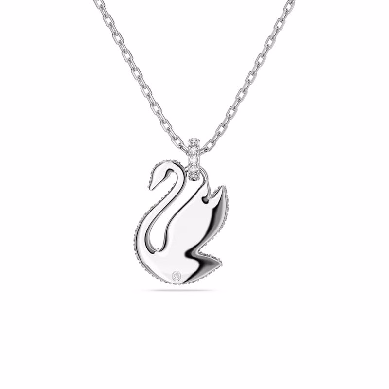 Swarovski Iconic Swan-HäNge, Mellanstort, Vitt, RodiumpläTerat