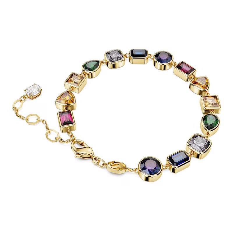 Stilla Armband, Blandade Storlekar, FlerfäRgad, GuldpläTerad