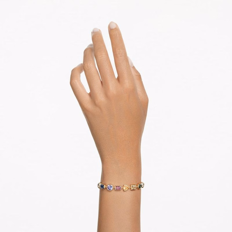 Stilla Armband, Blandade Storlekar, FlerfäRgad, GuldpläTerad