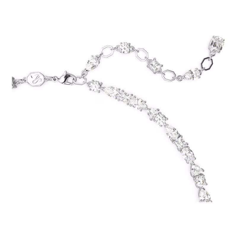 Mesmera Halsband, Blandade Storlekar, Vit, RodiumpläTerad