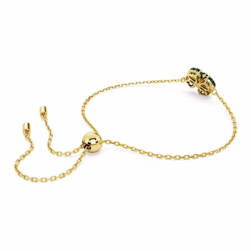 Idyllia Armband, Blandade Storlekar, KlöVer, GröN, GuldpläTerad