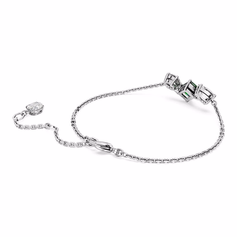 Mesmera-Armband, Blandade Storlekar, GröNt, RodiumpläTerat