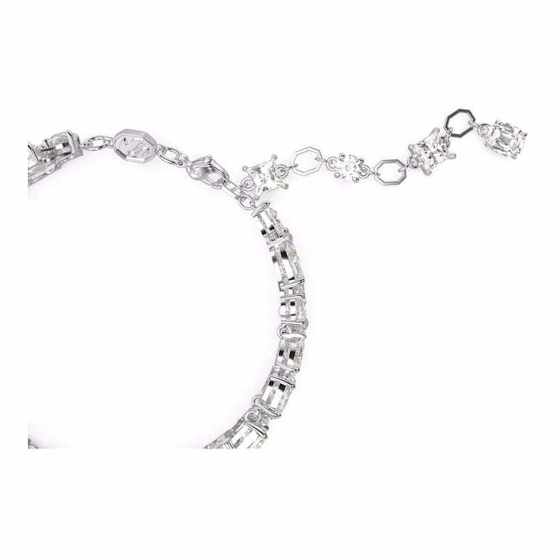 Mesmera-Armband, Blandade Storlekar, Vit, RodiumpläTerad