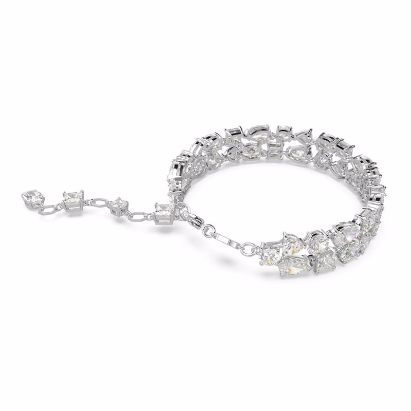 Mesmera-Armband, Blandade Storlekar, Vit, RodiumpläTerad