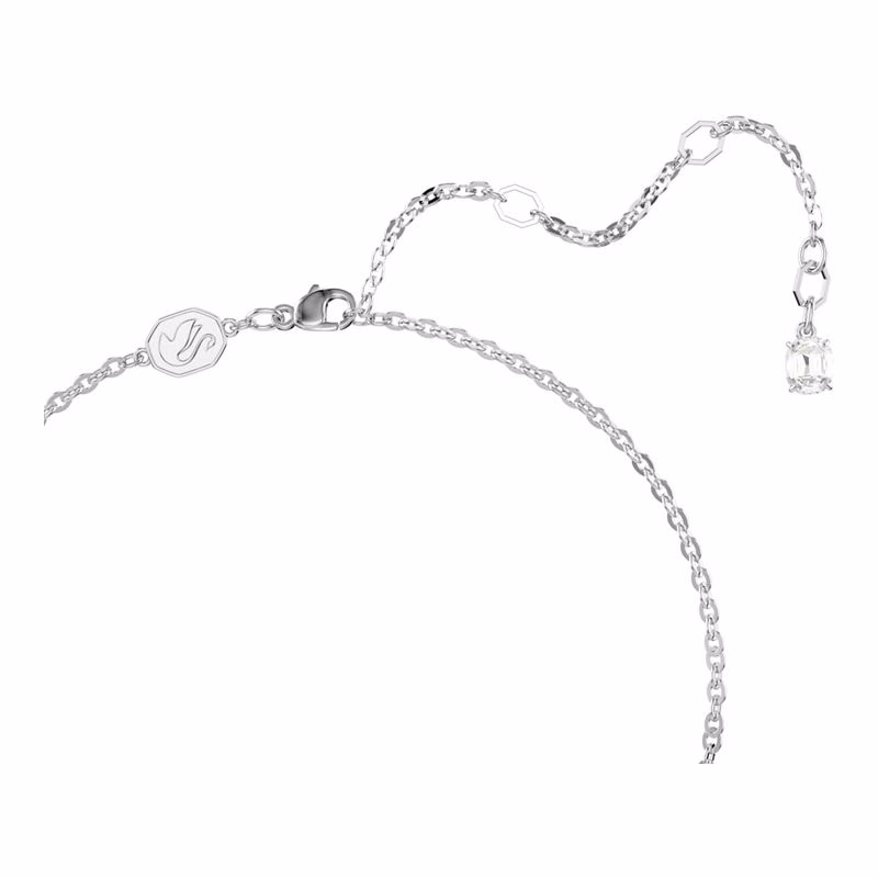 Insigne HäNge, Pavé, Cross, White, Rhodium Plating