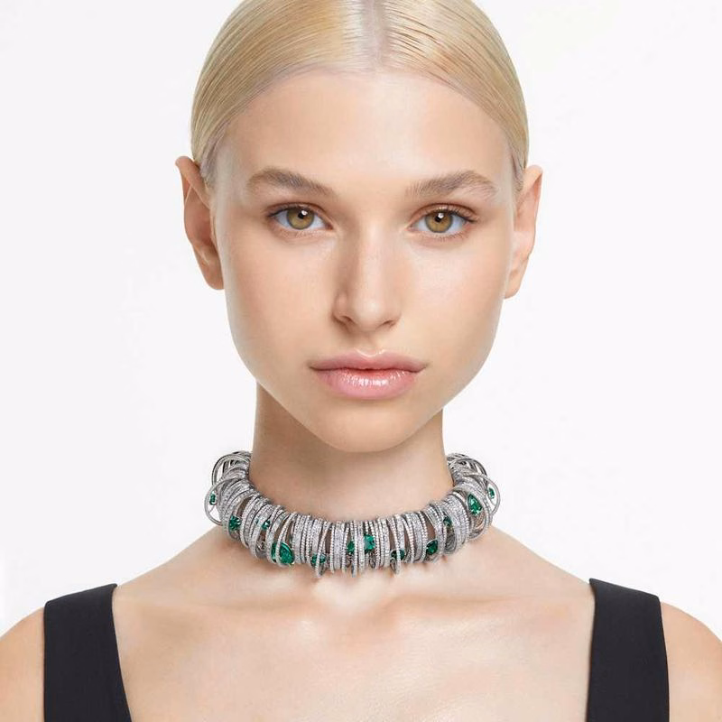 Hyperbola Choker, GröN, RodiumpläTerad