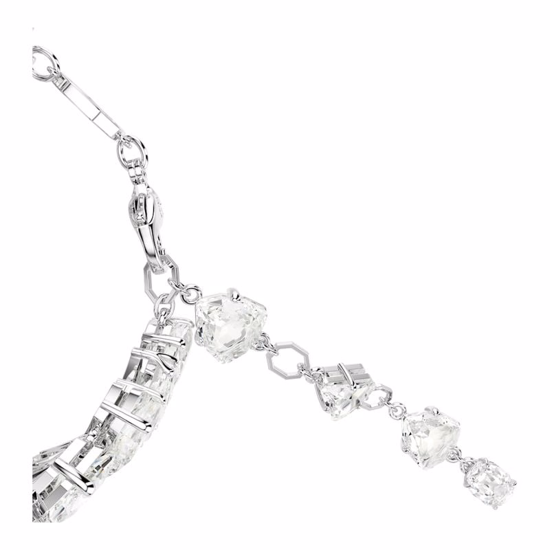 Mesmera-Armband, Blandade Storlekar, Vit, RodiumpläTering