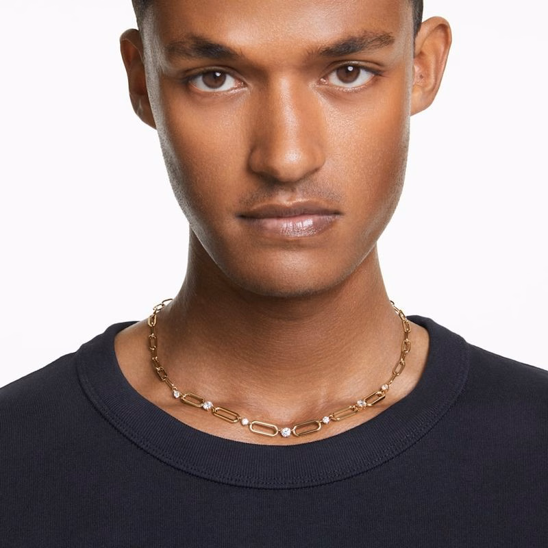 Constella Halsband, Vitt, GuldfäRgat öVerläGg