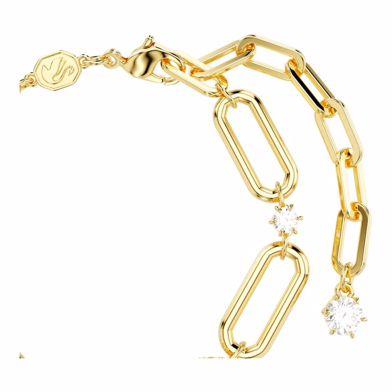 Constella Armband, Vit, GuldpläTering