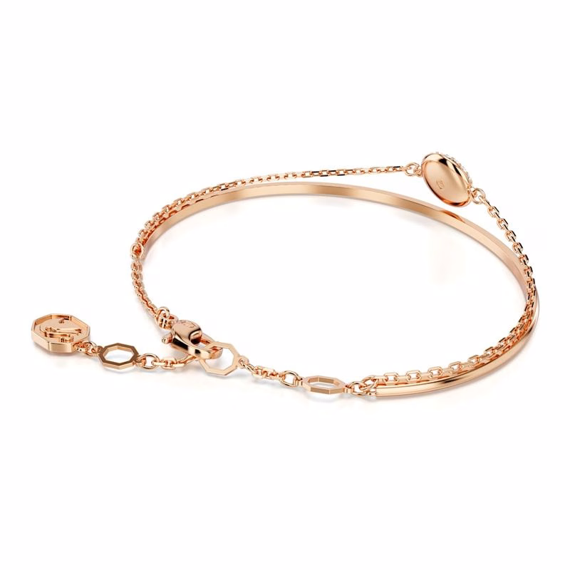 Meteora-Armband, Vitt, RoséGuldpläTerat