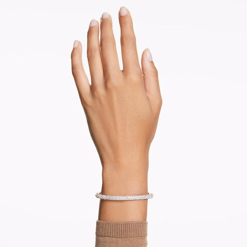 Meteora-Armband, SnöPavé, Vit, RoséGuldpläTerad