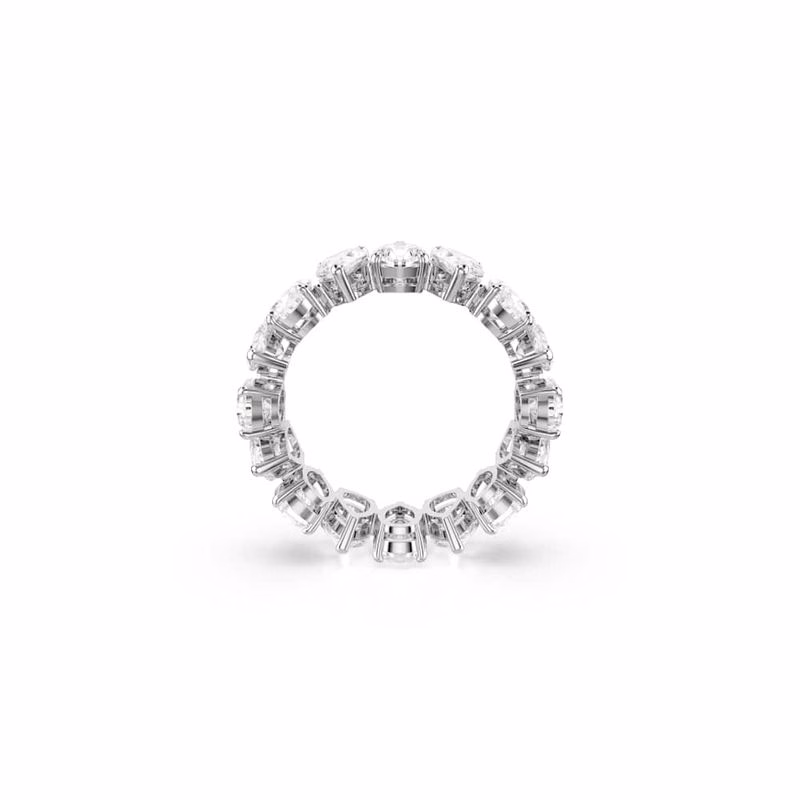 Matrix Vittore Ring, PäRonslipad, Vit, SilverfäRgad Finish