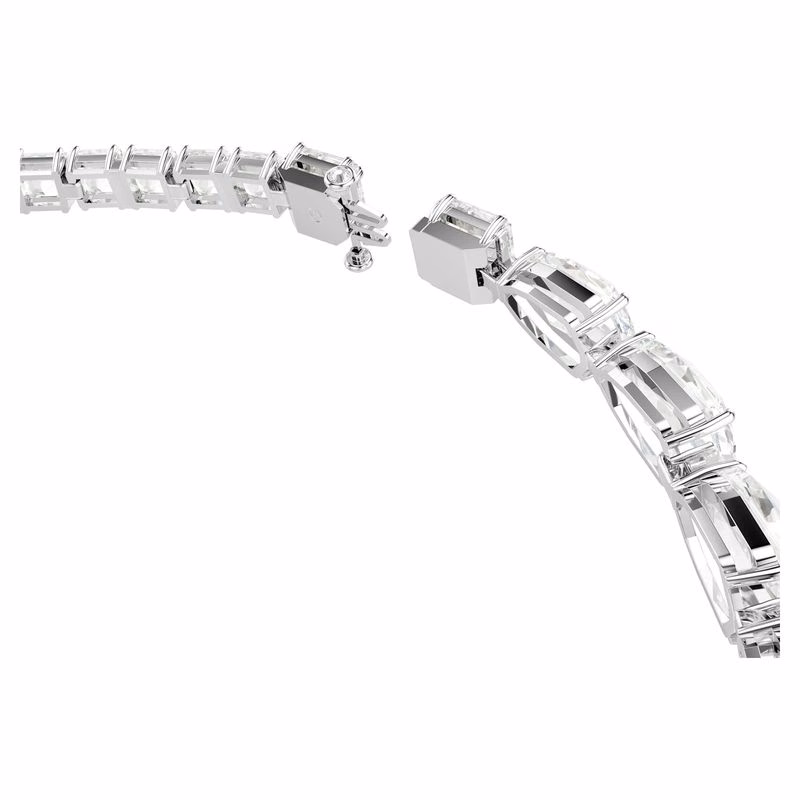 Matrix Halsband, Blandade Storlekar, Vit, RodiumpläTerad