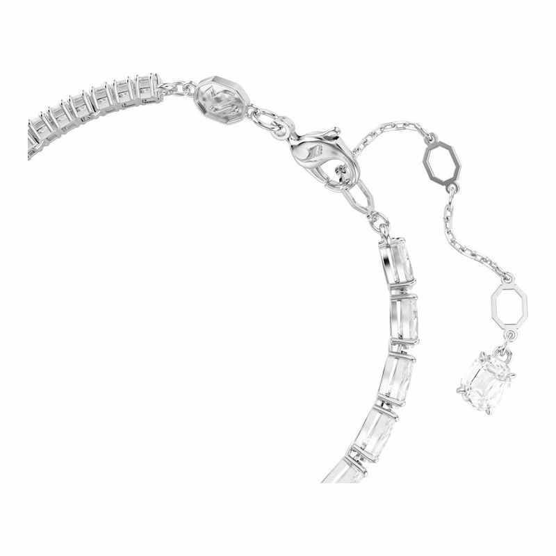 Matrixarmband, Blandade Storlekar, Vit, RodiumpläTerad