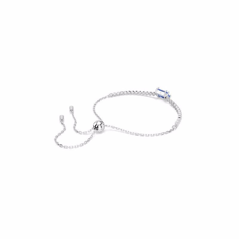 Matrix Tennisarmband, Blandade Storlekar, Blå, RodiumpläTerad
