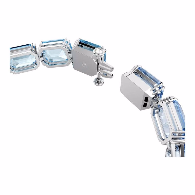 Millenia-Armband, åTtkantig Slipning, FäRggradient, Blå, RodiumpläTering