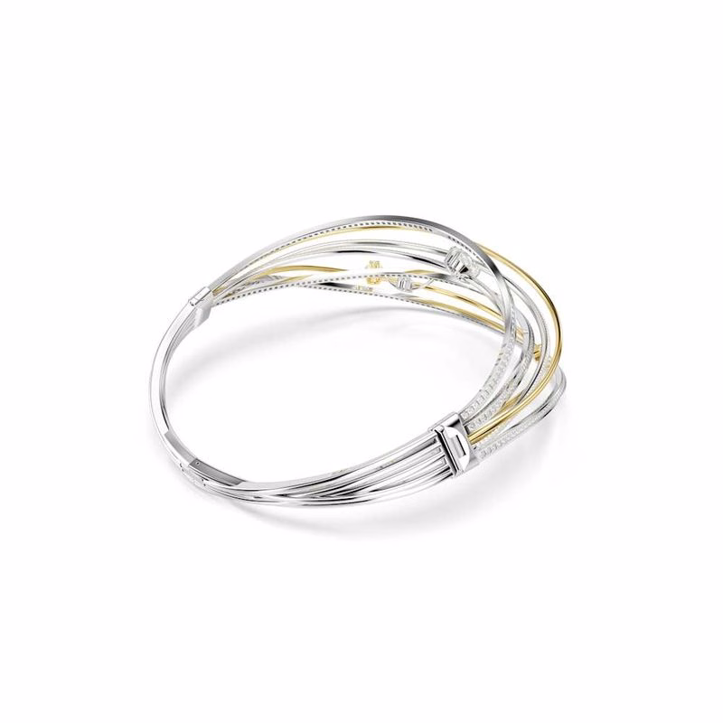 Hyperbola Choker, Blandade Storlekar, Vit, Kombination Av Metallfinish