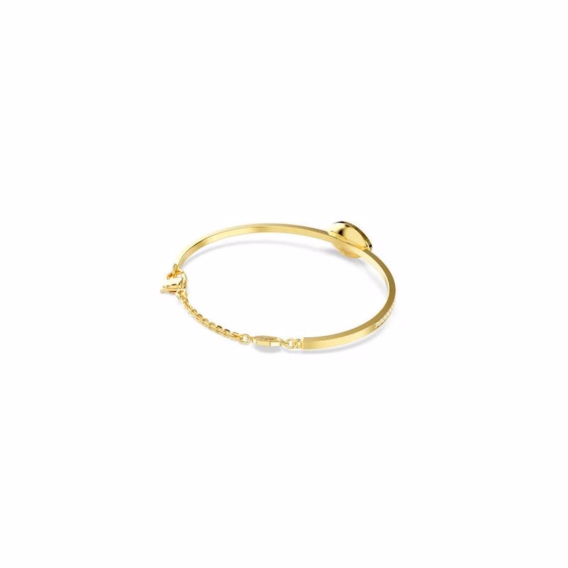Symbolica Armband, Onda öGat, BlåTt, GuldpläTerat