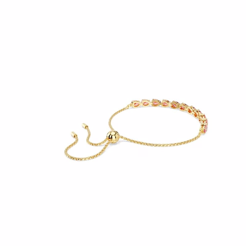 Matrix Armband, PäRonslipat, Rosa, GuldpläTerat