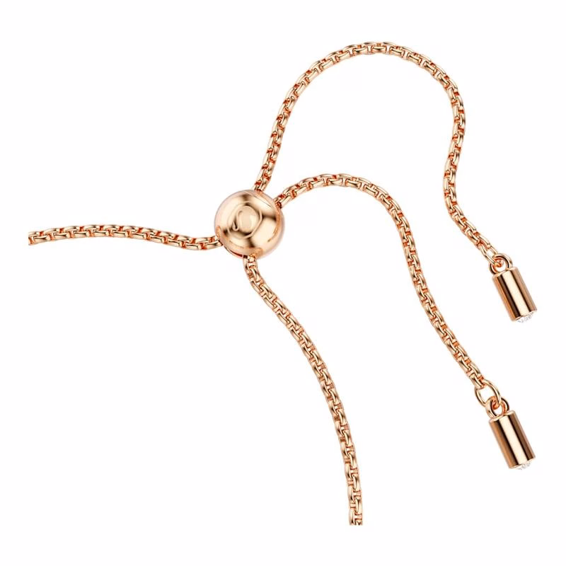 Imber Tennisarmband, Blandade Runda Slipningar, Rosa, RoséGuldpläTerad