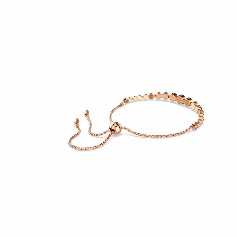Imber Tennisarmband, Blandade Runda Slipningar, Rosa, RoséGuldpläTerad