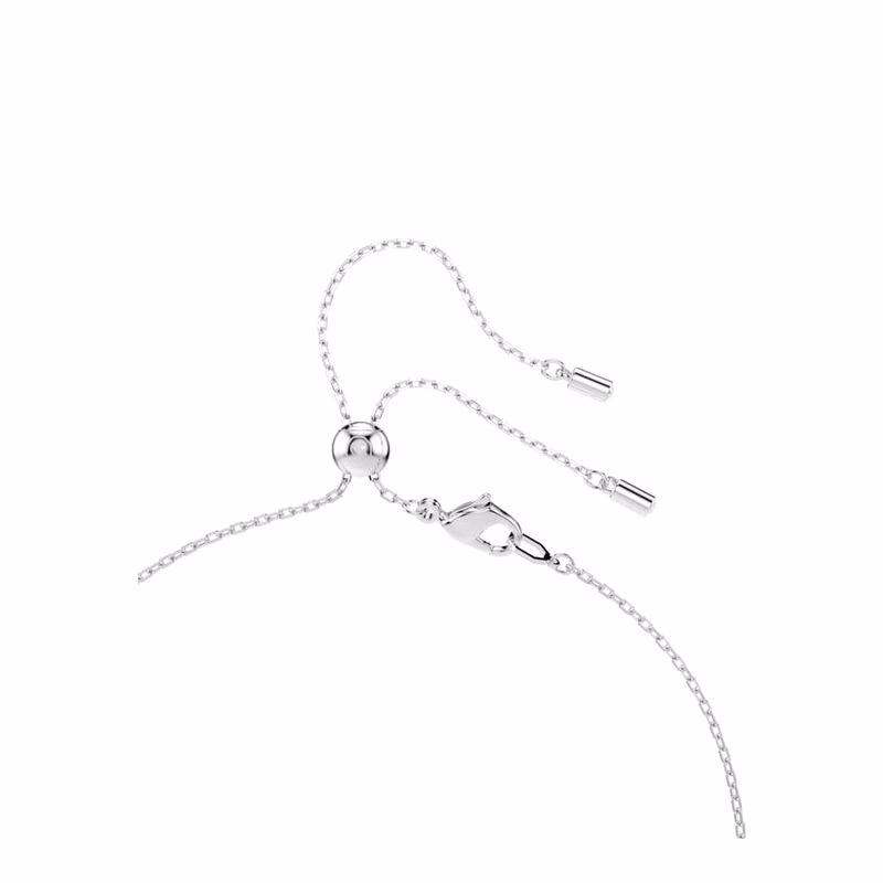Ariana Grande X Swarovski Y-Halsband, Blandade Storlekar, HjäRta, Vit, RodiumpläTerad