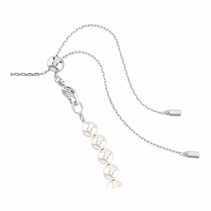 Ariana Grande X Swarovski Tennis Choker, Blandade Storlekar, HjäRta, Vit, RodiumpläTerad