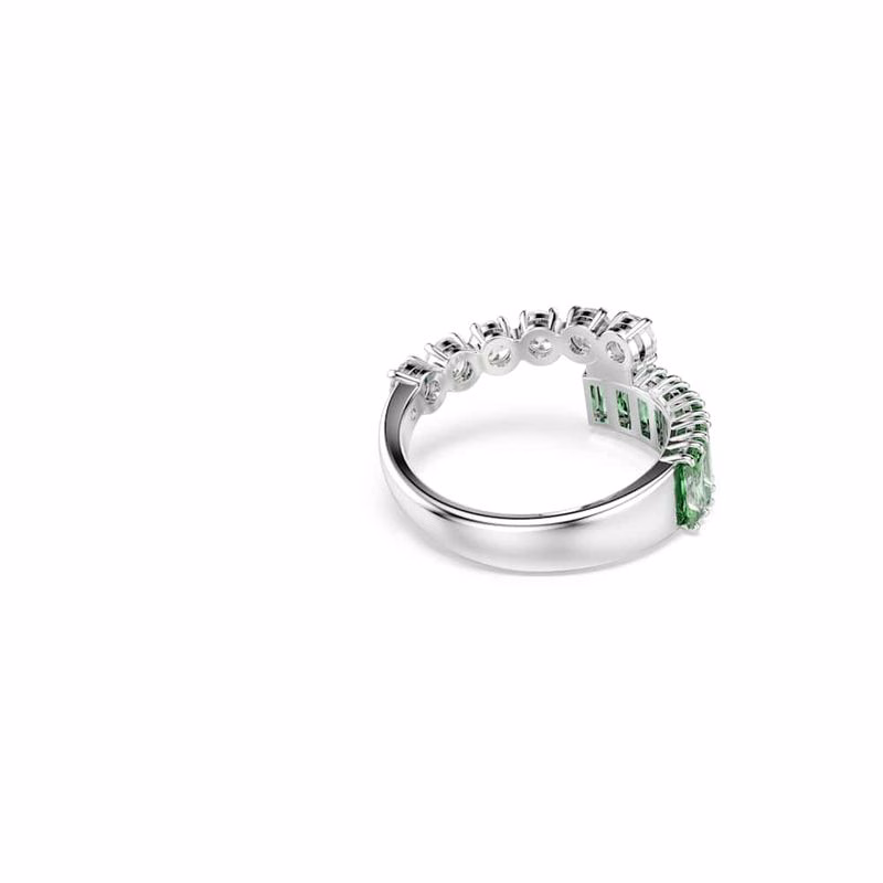 Matrixring, Blandade Storlekar, GröN, RodiumpläTerad