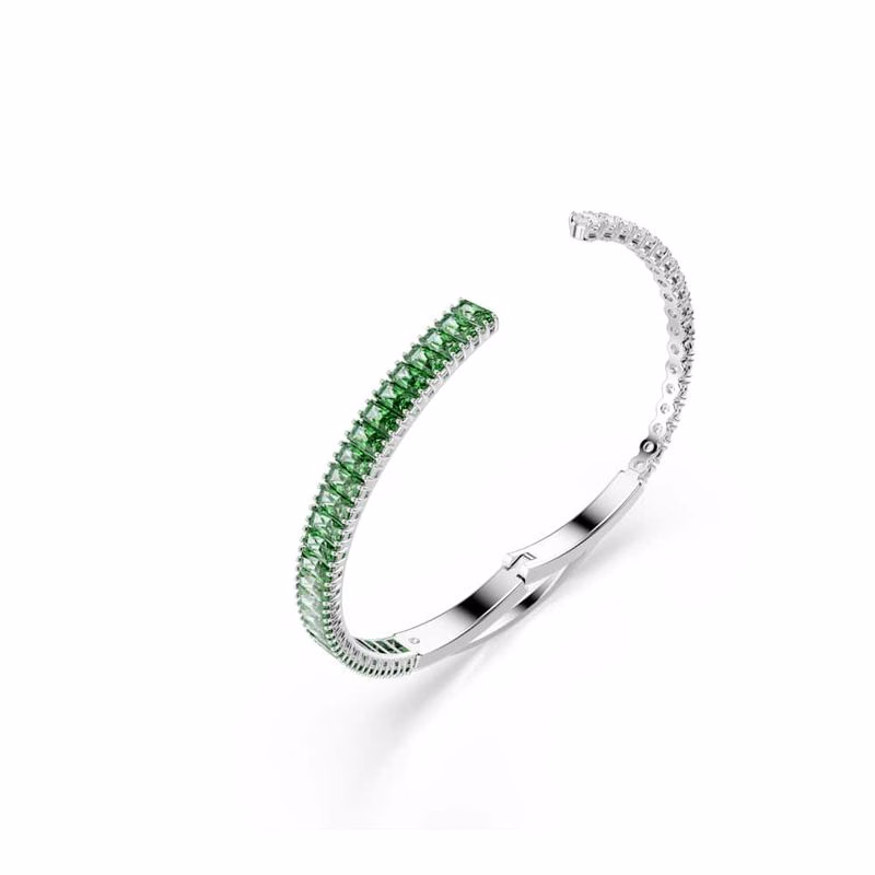 Matrixarmband, Blandade Storlekar, GröNt, RodiumpläTerat