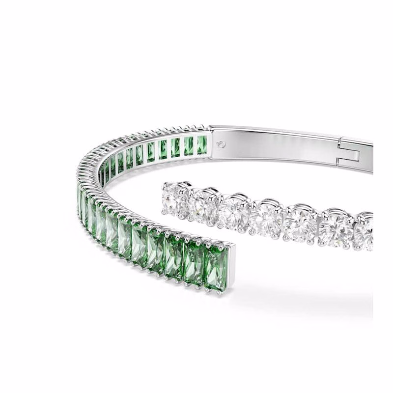 Matrixarmband, Blandade Storlekar, GröNt, RodiumpläTerat