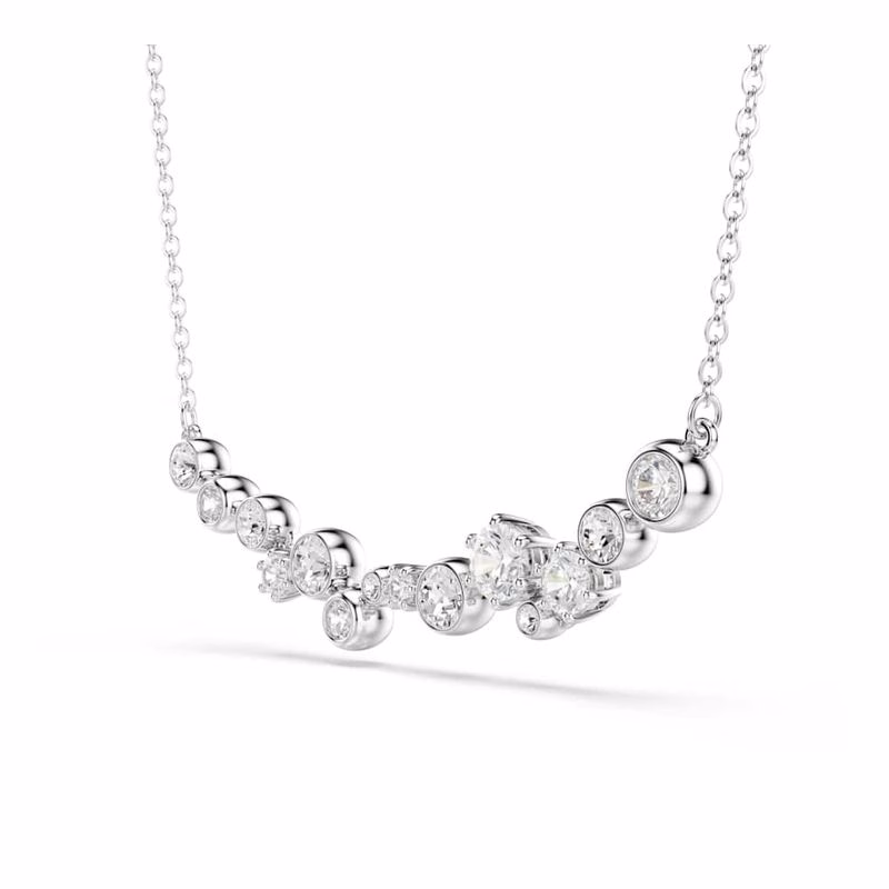 Constella Halsband, Blandade Storlekar, Vit, RodiumpläTerad