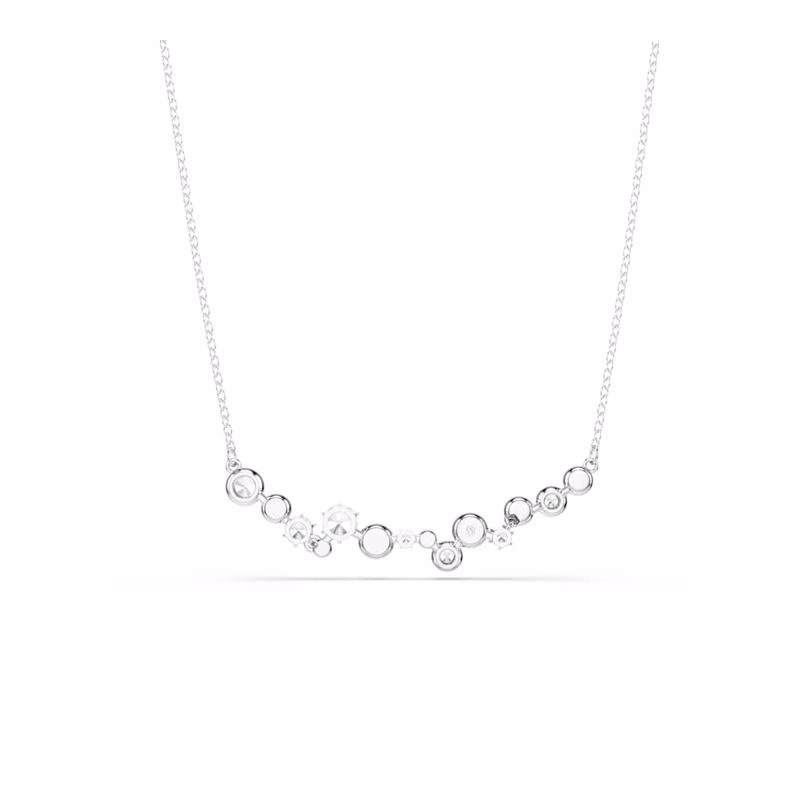 Constella Halsband, Blandade Storlekar, Vit, RodiumpläTerad