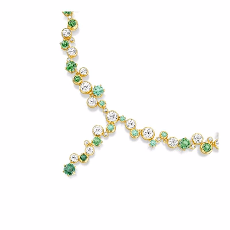 Constella Y-Halsband, Blandade Storlekar, GröNt, GuldpläTerat