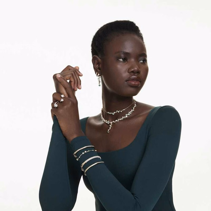 Constella Armband, Blandade Storlekar, GröNt, GuldpläTerat
