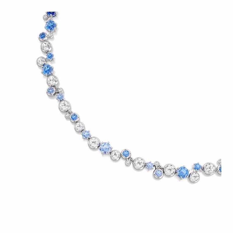 Constella Halsband, Blandade Storlekar, Blå, RodiumpläTerad
