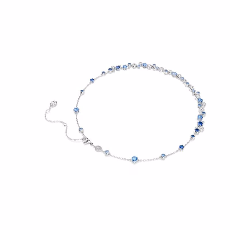 Constella Halsband, Blandade Storlekar, Blå, RodiumpläTerad