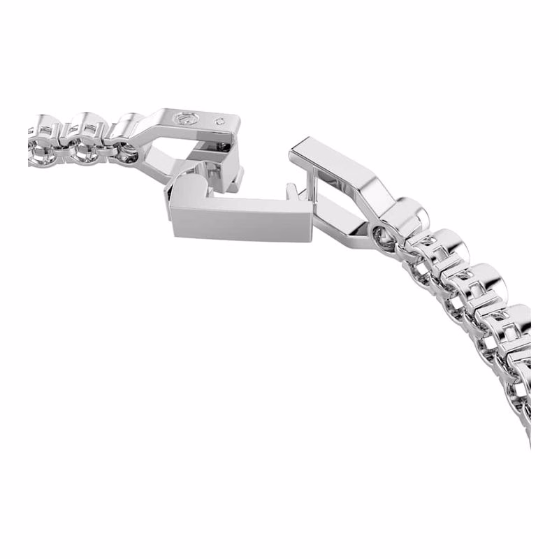 Imber Emily Tennisarmband, Runt Slipat, Svart, RodiumpläTerat