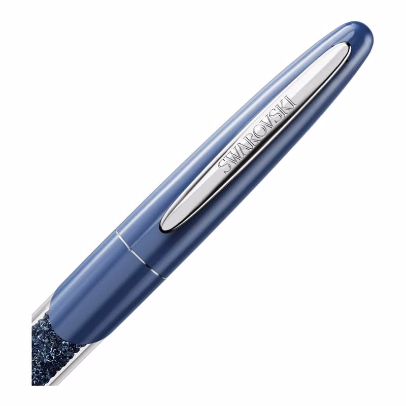 Crystalline Nova Rollerball-Penna, Blå, Krom