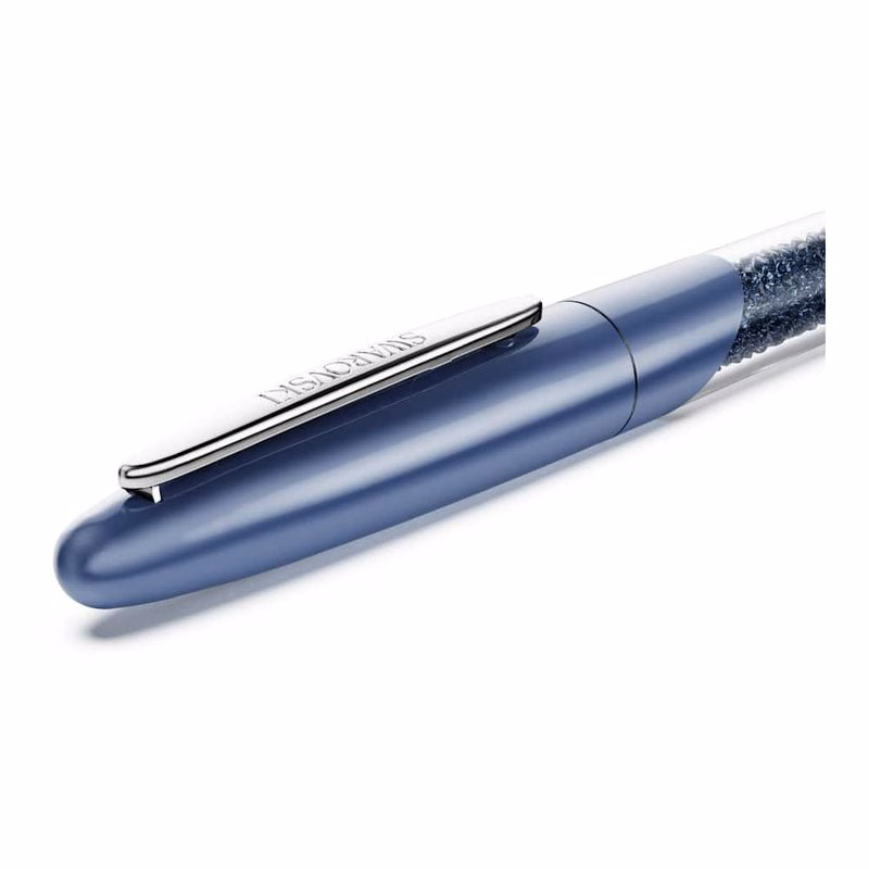 Crystalline Nova Rollerball-Penna, Blå, Krom