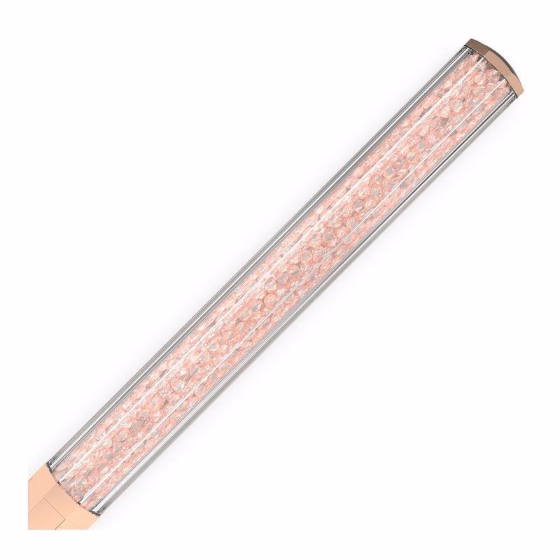 Kristallin Kulspetspenna, åTtkantig Form, RoséGuldton, RoséGuldpläTering