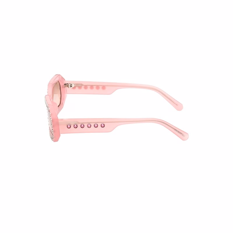 SolglasöGon, åTtkantig Form, Pavé, Sk0345 72u, Rosa