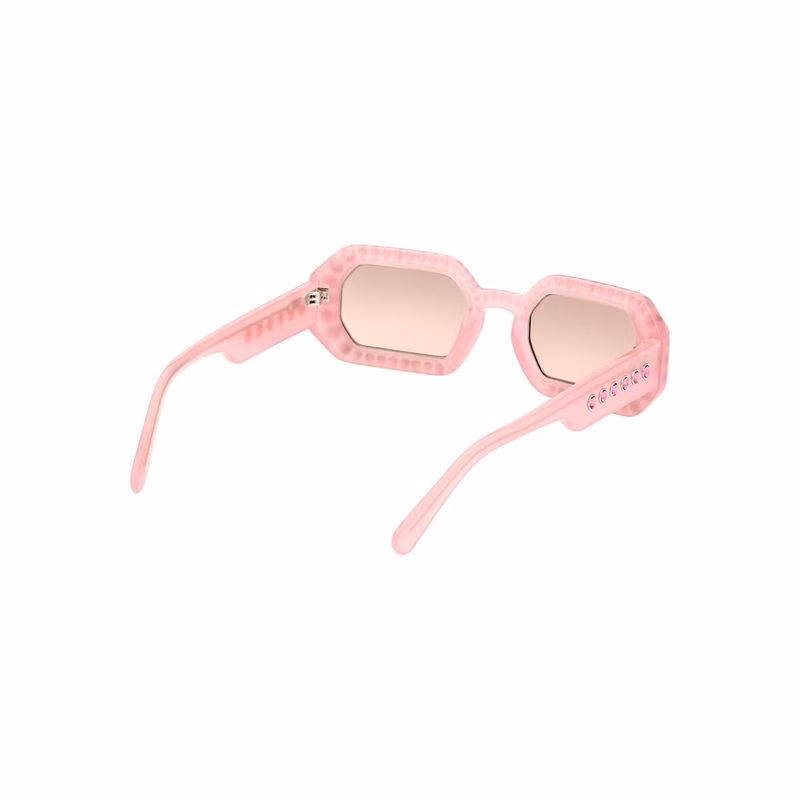 SolglasöGon, åTtkantig Form, Pavé, Sk0345 72u, Rosa