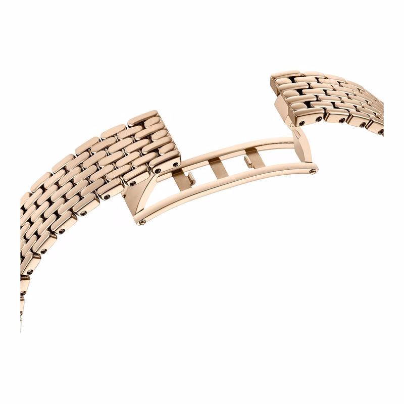 Attract-Klocka, Metallarmband, Vit, GuldfäRgad Pvd