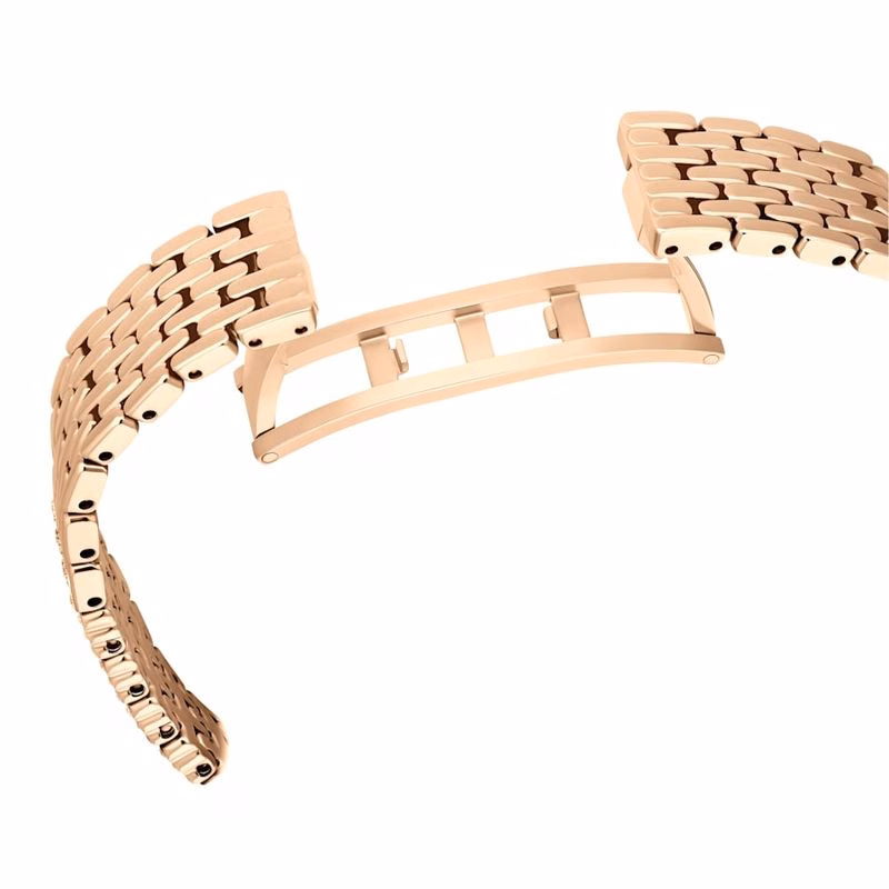 Attract-Klocka, Tillverkad I Schweiz, PavéBelagd, Metallarmband, RoséGuldton, RoséGuldtonad Finish